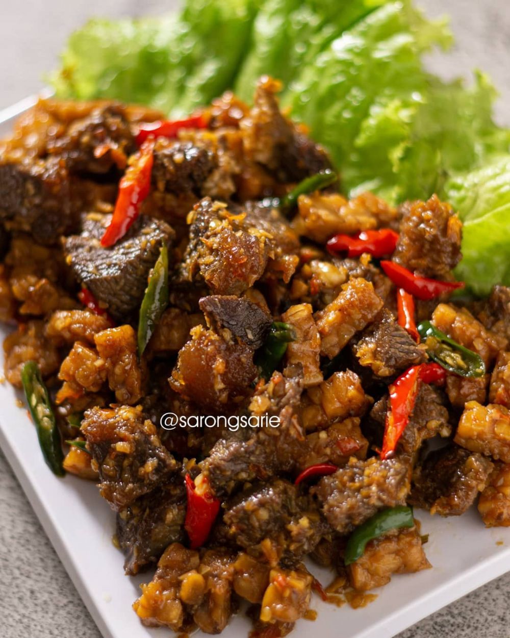 Resep oseng daging tempe, menu sederhana bikin nambah nasi