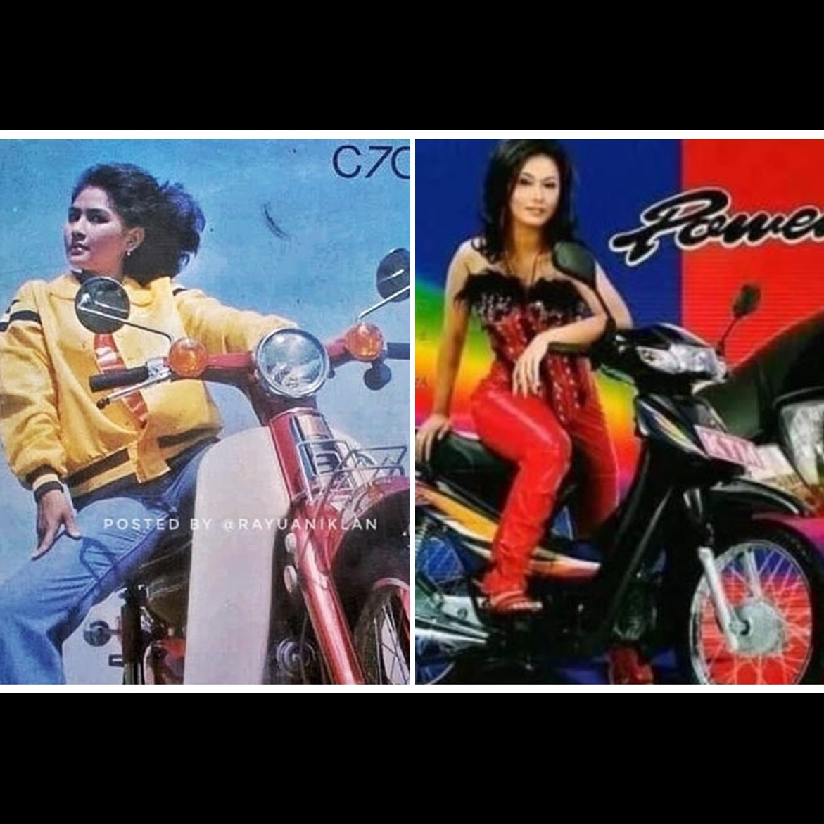 Potret jadul 12 seleb bintangi iklan motor, Inul dikira brand