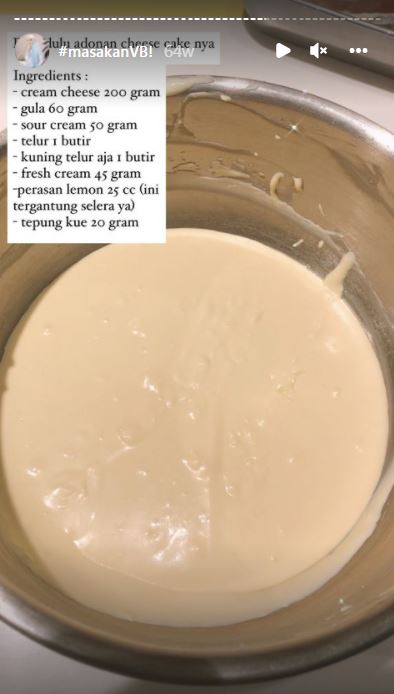 9 Langkah Vebby Palwinta membuat cheese cake, lembut dan antigagal