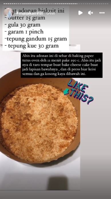 9 Langkah Vebby Palwinta membuat cheese cake, lembut dan antigagal