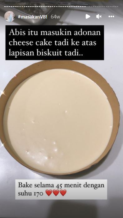 9 Langkah Vebby Palwinta membuat cheese cake, lembut dan antigagal