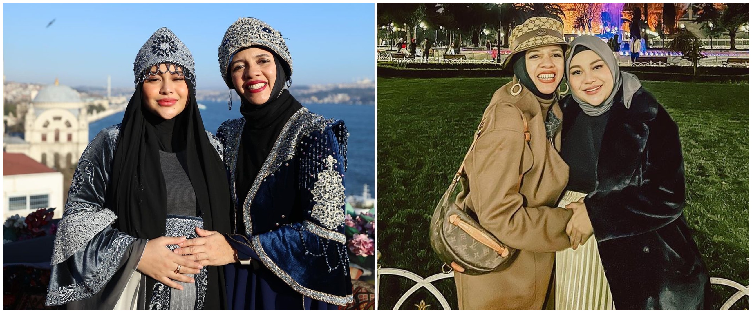 9 Momen kebersamaan Aurel Hermansyah bareng ibu mertua, gayanya kompak