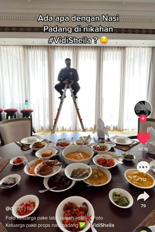 Menu resepsi pernikahan 9 seleb, Vidi Aldiano-Sheila Dara khas Minang