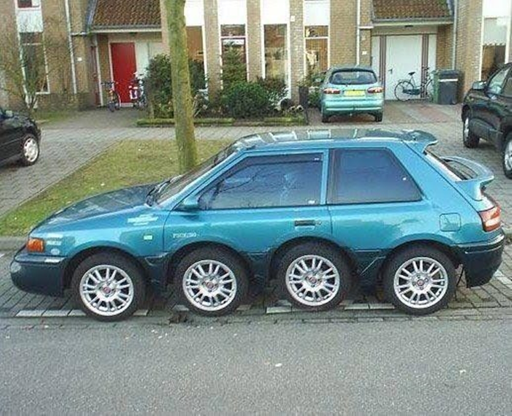 absurd appearance of car exterior © Facebook