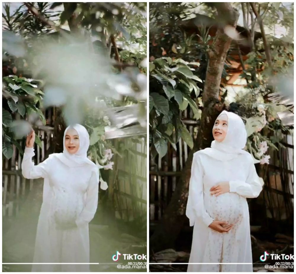 Wanita ini foto maternity dekat kandang ayam, 9 hasil potretnya keren