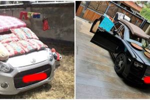 Alih fungsi, ini 11 potret lucu mobil dijadikan jemuran