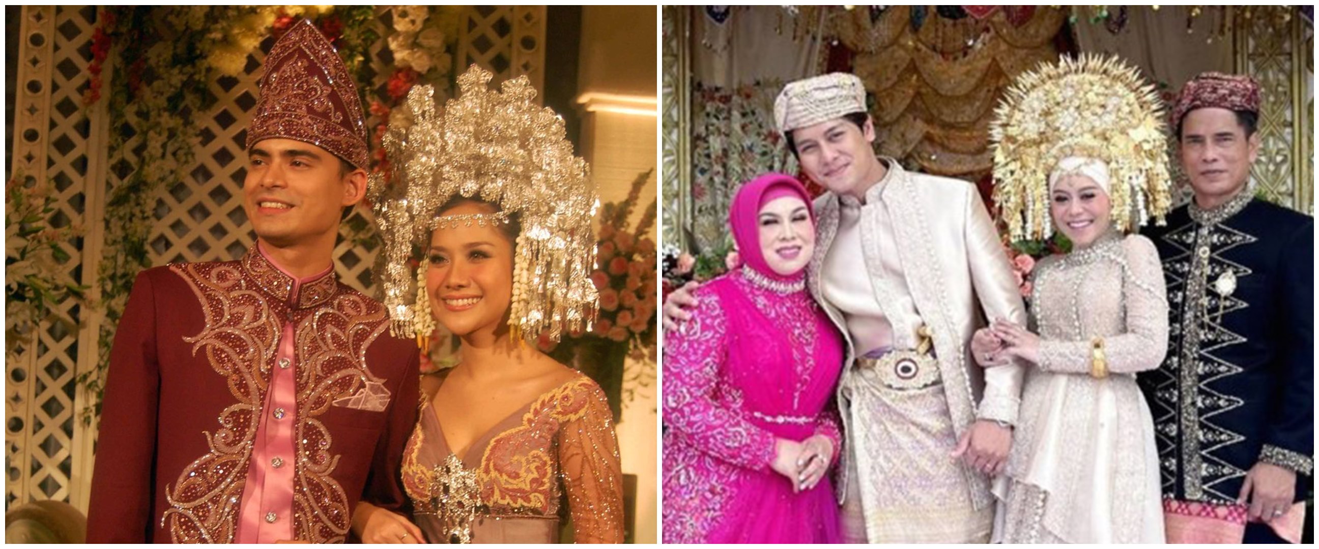Momen pernikahan 7 penyanyi pakai adat Minang, Vidi Aldiano mewah abis