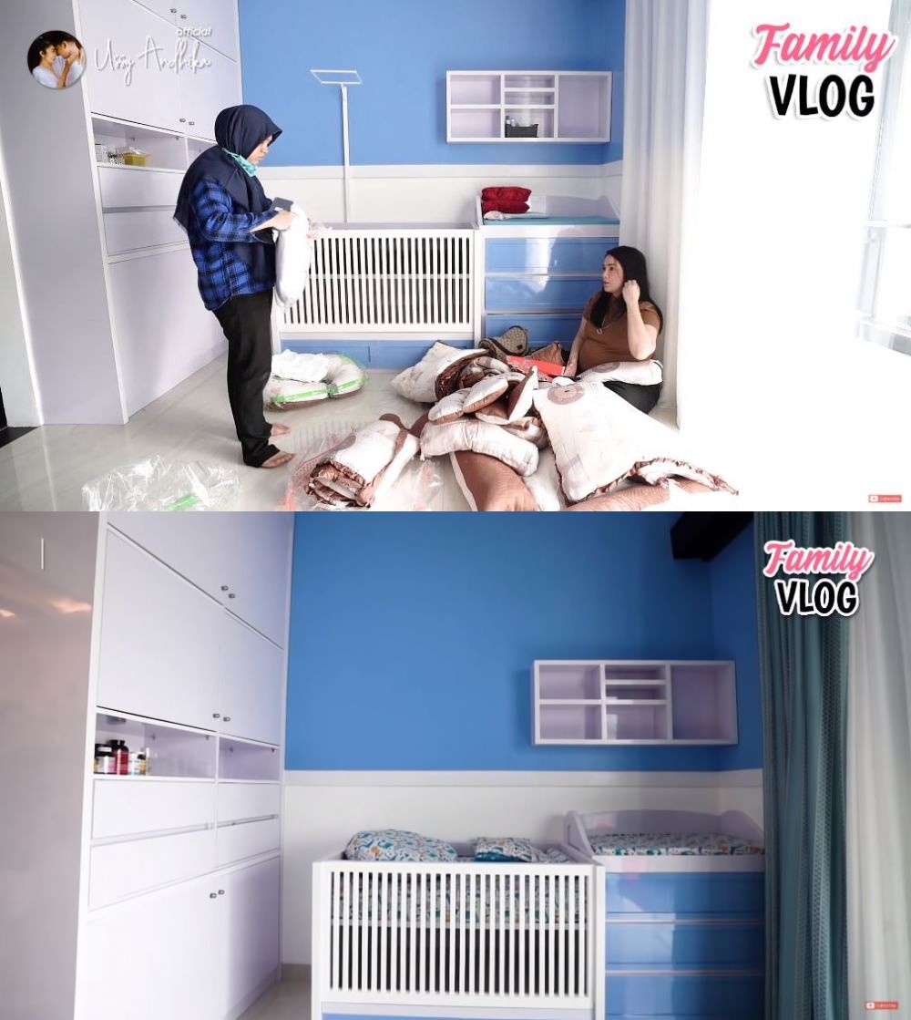 Potret kamar bayi cowok 11 seleb, milik Lesty Kejora wallpaper fauna