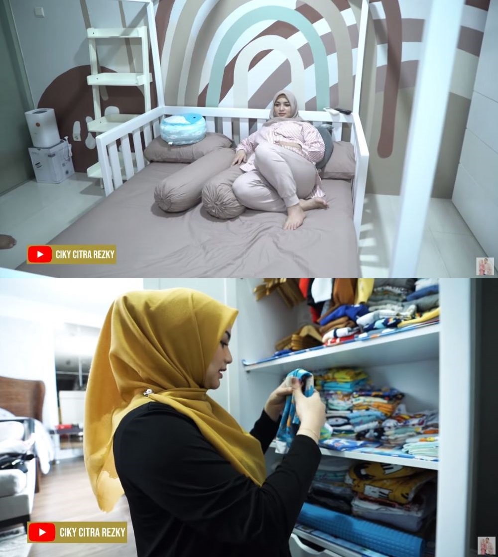 Potret kamar bayi cowok 11 seleb, milik Lesty Kejora wallpaper fauna