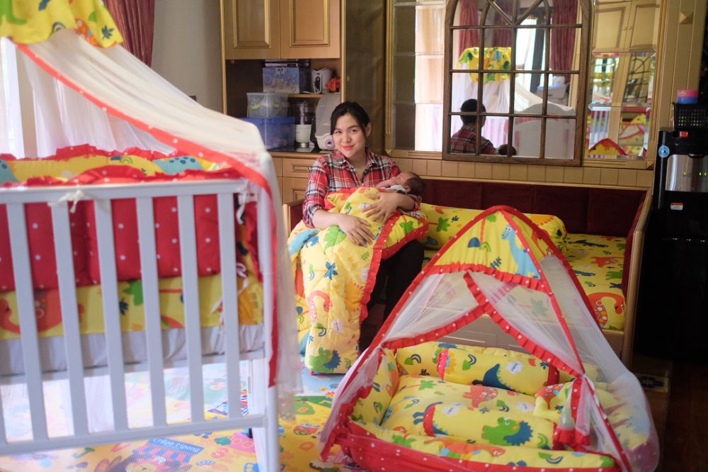 Potret kamar bayi cowok 11 seleb, milik Lesty Kejora wallpaper fauna