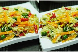 Resep tumis sayur kubis, tauge, dan wortel simpel bikin nagih