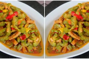 Resep tumis pare campur tempe cepat saji, praktis buat makan siang