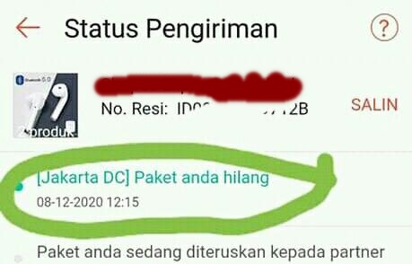 11 Pemberitahuan paket gagal dikirim bikin auto geleng