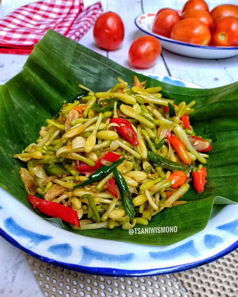 Resep tumis bunga pepaya ebi pakai bumbu sederhana, wajib dicoba