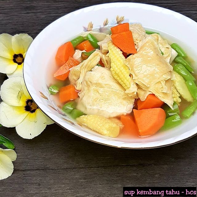 11 Cara membuat kembang tahu kuah, simpel, enak, dan bernutrisi