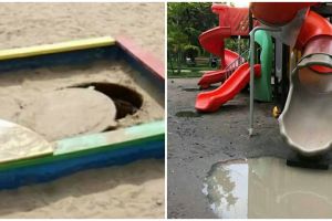 15 Penampakan nyeleneh di wahana bermain ini bikin bingung lihatnya