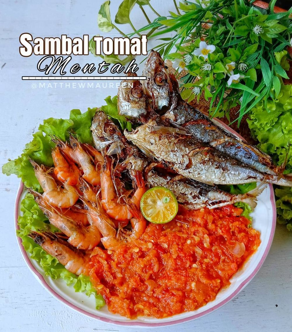 15 Resep sambal tomat, segar, pedas, dan bikin nagih