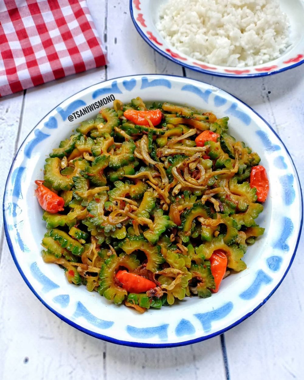 Resep tumis pare bumbu terasi aroma wangi, sedap dan antipahit