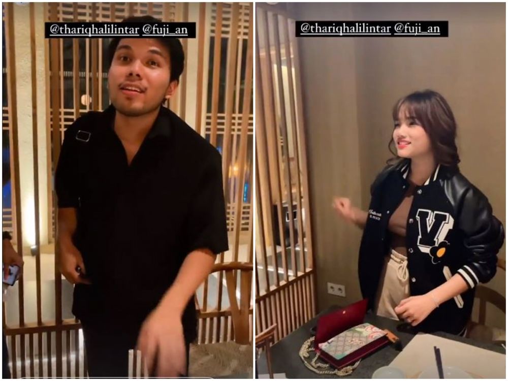 5 Momen Thariq Halilintar ketemu Fuji usai karantina, makan di warteg