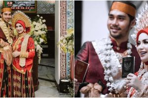 11 Momen pernikahan Achmad Megantara, tampil dalam adat Bugis