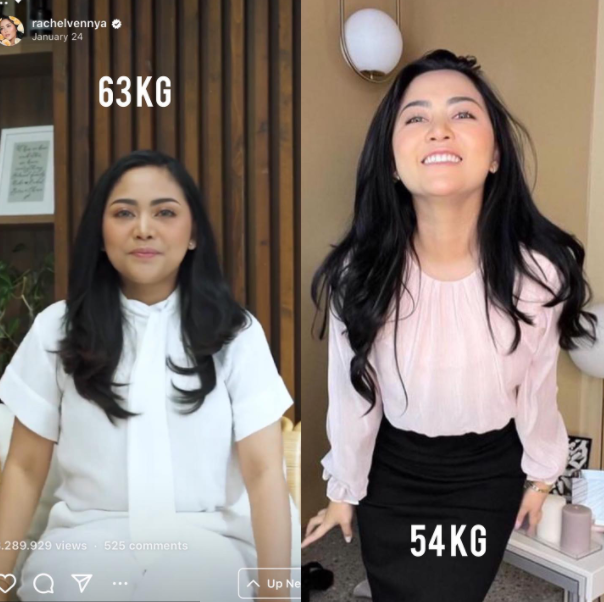 Turun 10 kg, ini 7 penampilan baru Rachel Vennya yang super langsing
