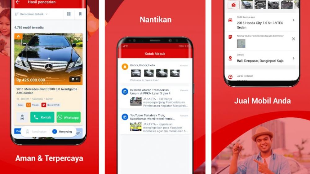 9 Aplikasi jual beli mobil terbaik untuk Android, populer di Indonesia
