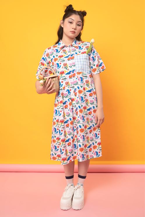 Tampil playful dan ceria dengan outfit COTTONINK x Liunic