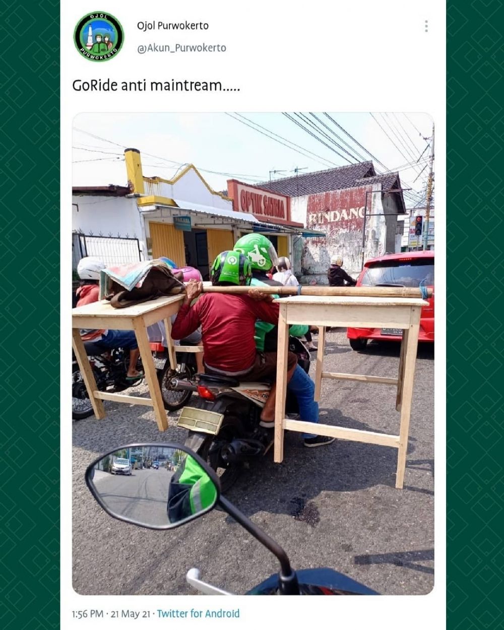 11 Potret lucu driver ojek online punya 'bakat terpendam', ada-ada aja