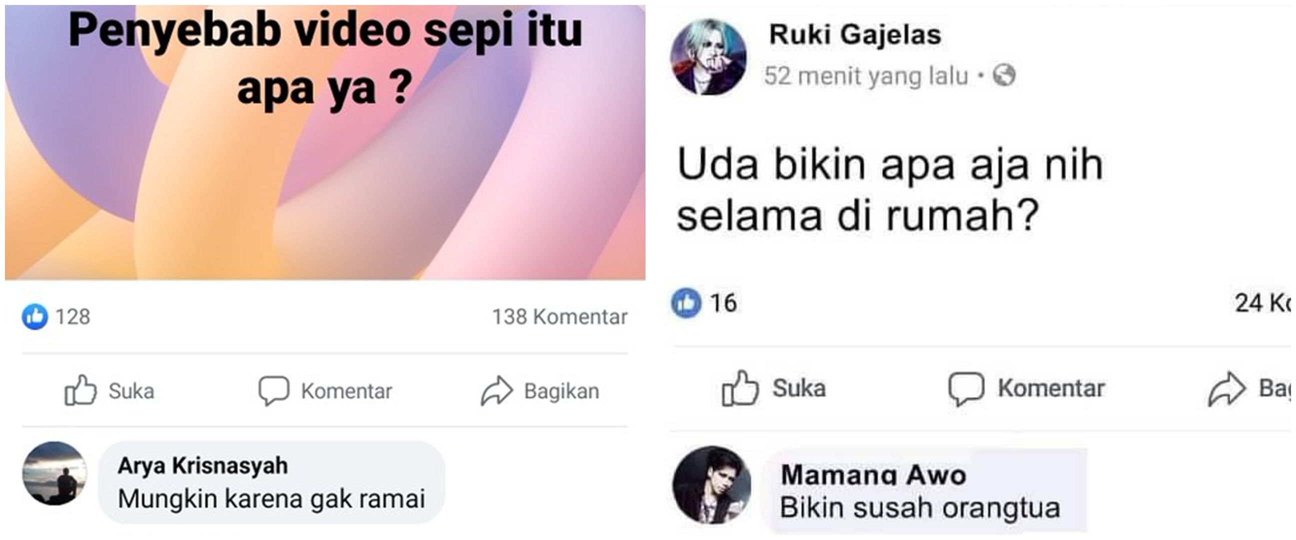 13 Komentar nggak penting di Facebook, auto bikin nyengir kuda