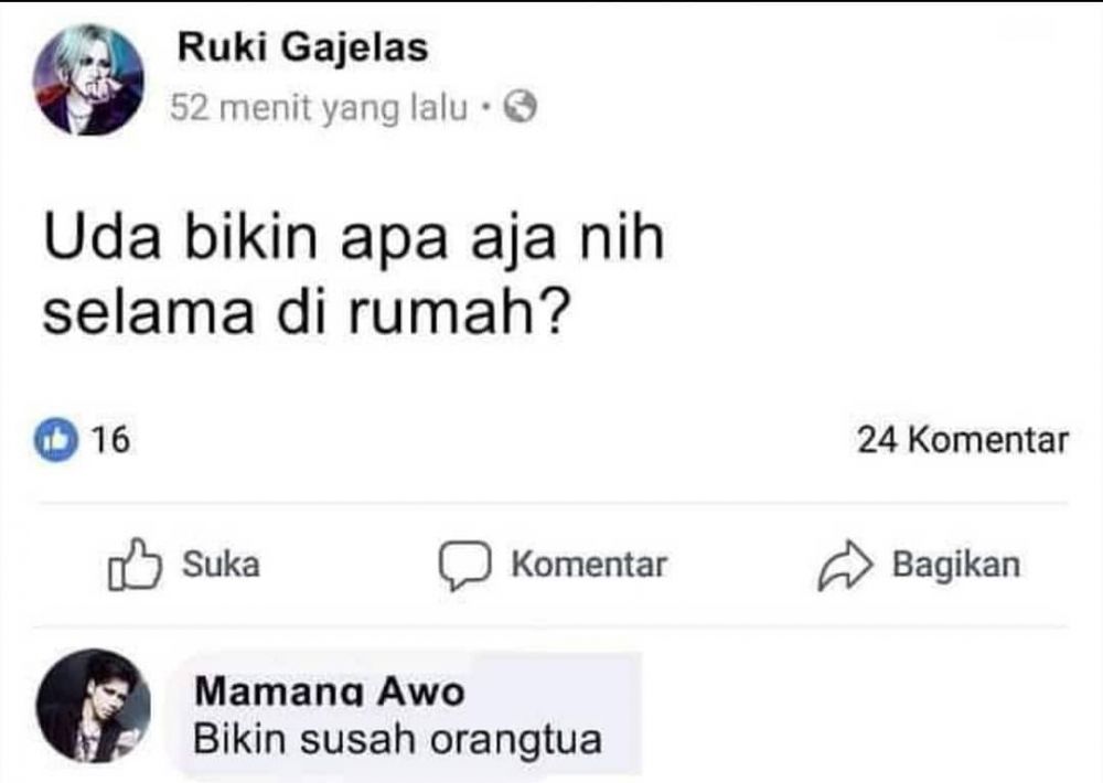 13 Komentar nggak penting di Facebook, auto bikin nyengir kuda