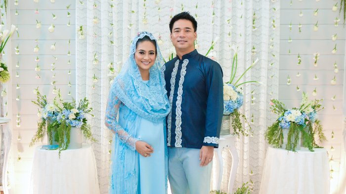 Momen syukuran 4 bulanan 11 pesinetron, Faradilla Yoshi elegan