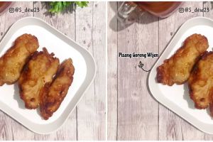 Resep pisang goreng wijen gurih dan renyah, ekonomis abis