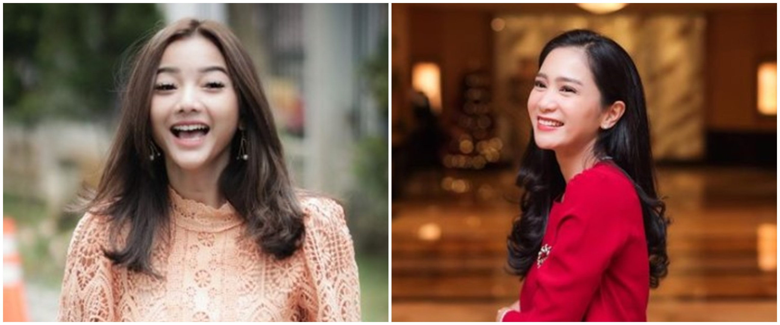 Gaya 11 pesinetron belanja ke pasar, Bunga Zainal pakai sarung tangan