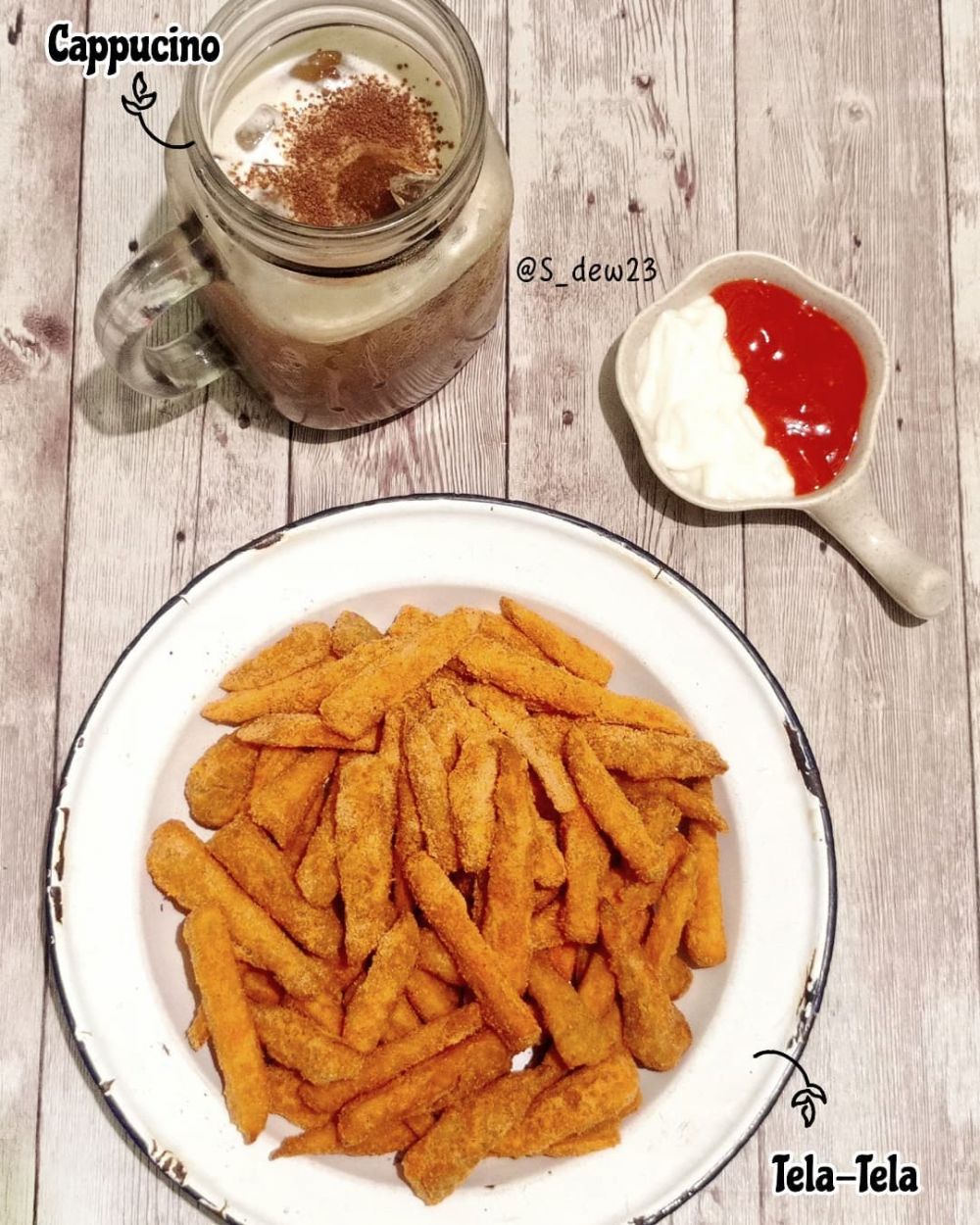 Resep tela-tela barbeque bumbu merasuk ke dalam, renyah dan enak