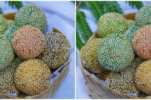 Resep onde-onde isi kacang hijau, enak dan mudah dibuat