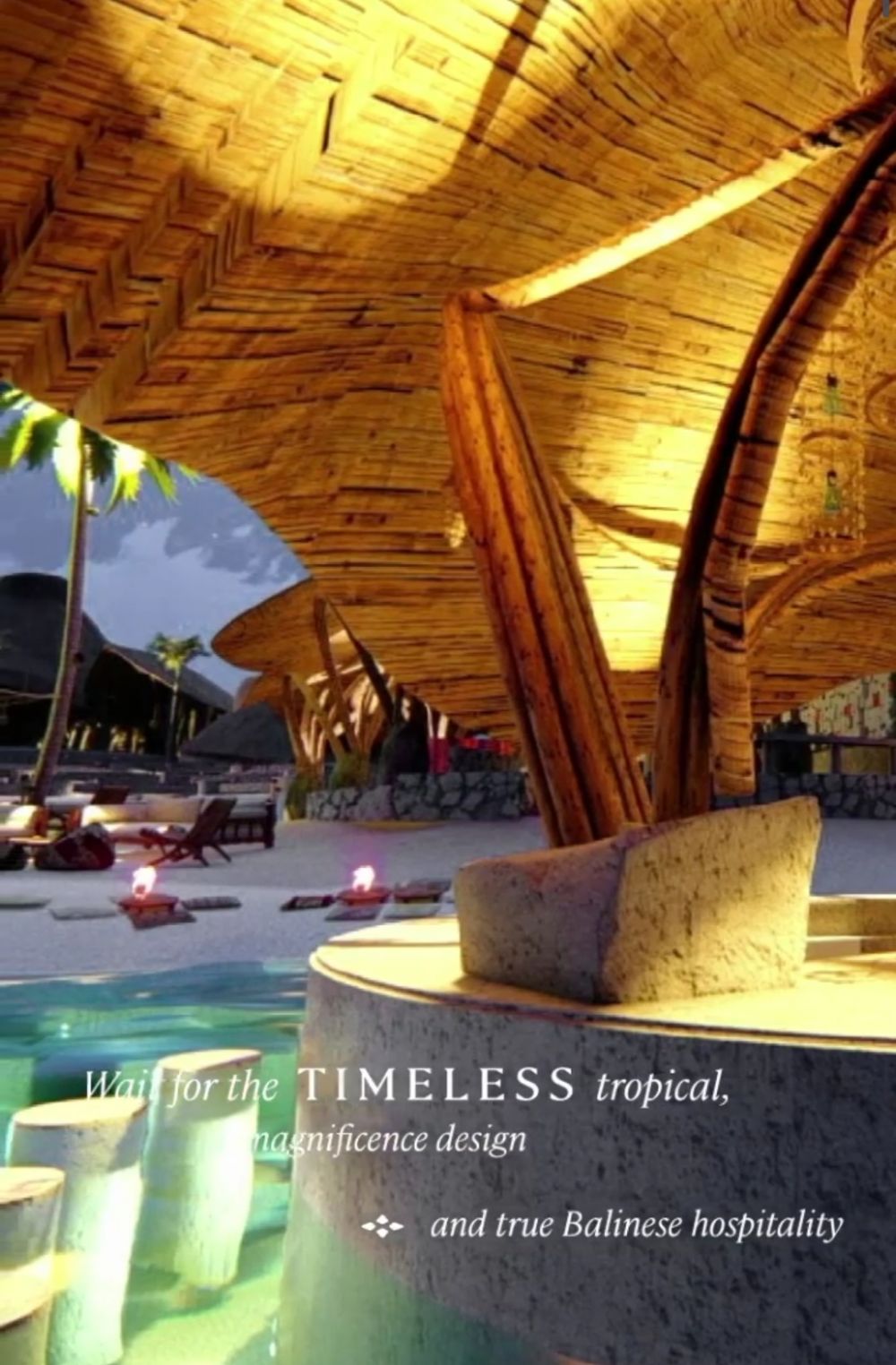13 Potret beach club Raffi Ahmad di Bali, unik dengan bangunan bambu