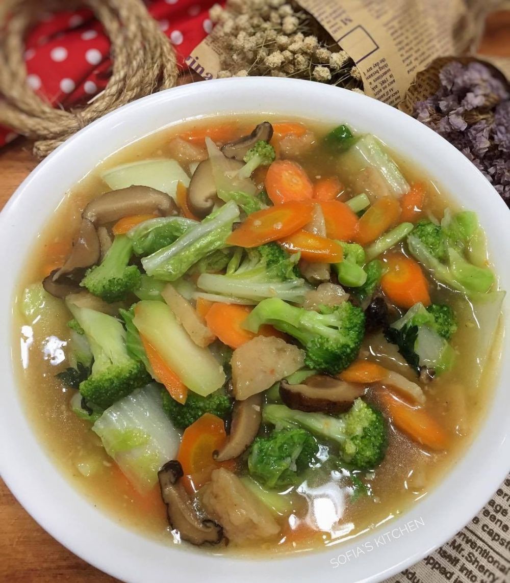 13 Resep bumbu capcay kuah, praktis dan bikin nagih