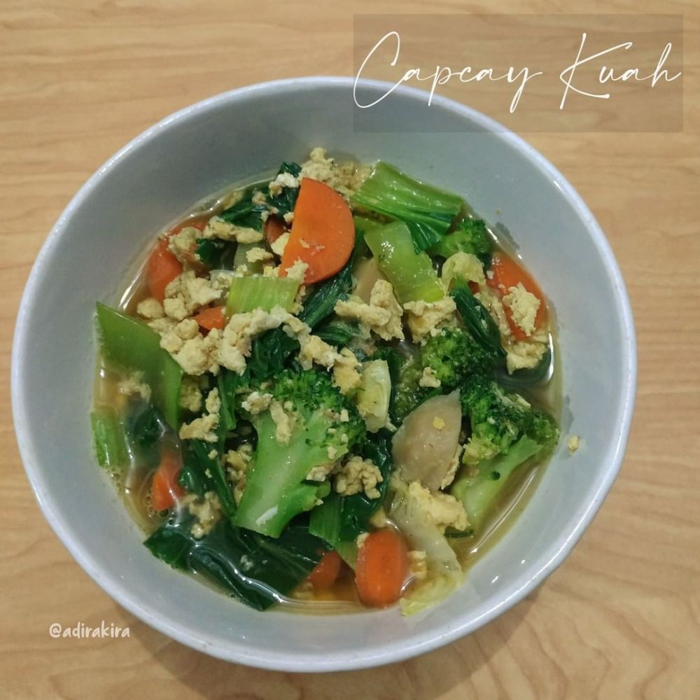 13 Resep bumbu capcay kuah, praktis dan bikin nagih