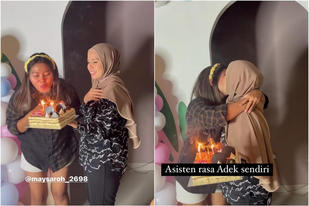 9 Momen Tya Ariestya rayakan ultah asisten, beri kado berlian