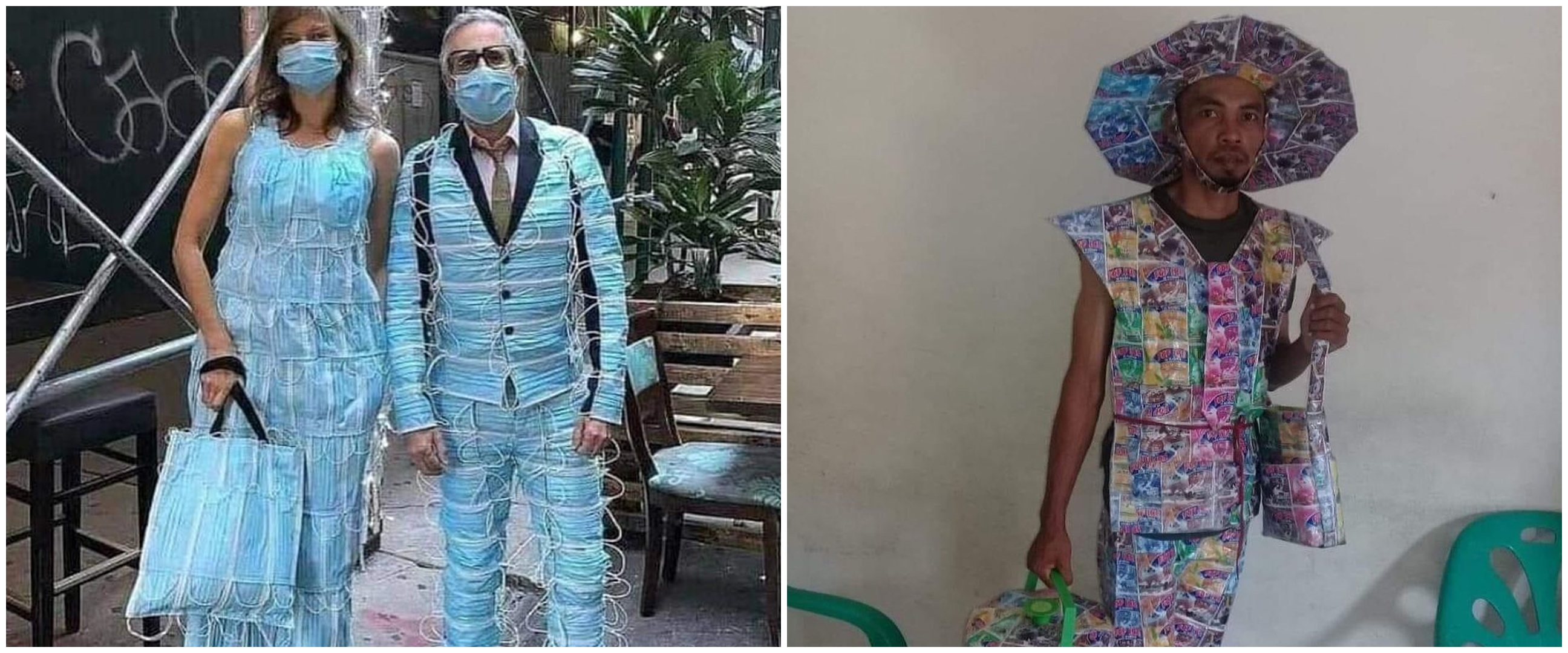 10 Potret kocak orang pakai outfit nyeleneh, bikin nggak habis pikir 