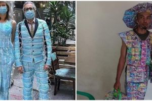 10 Potret kocak orang pakai outfit nyeleneh, bikin nggak habis pikir 