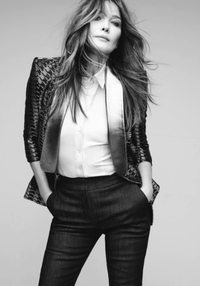 6 Potret istri mantan Presiden Prancis pakai busana karya anak Prabowo