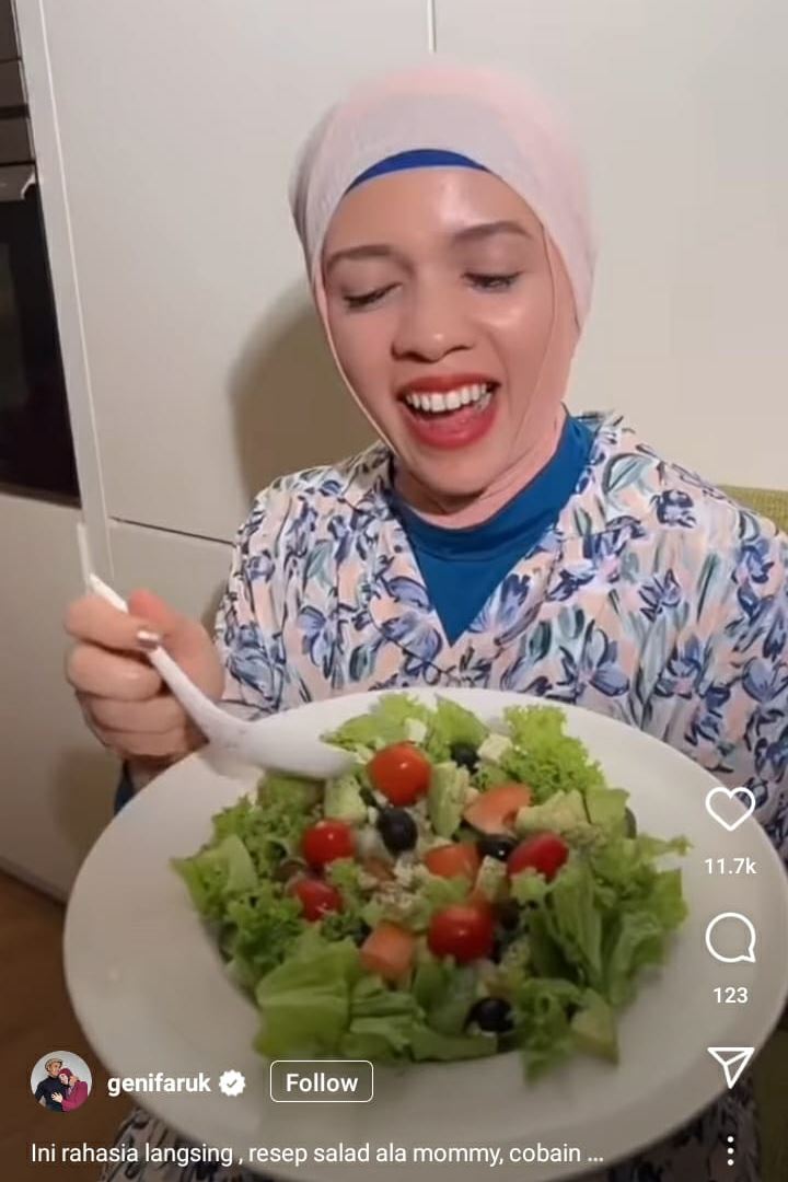 7 Makanan diet ibu Atta Halilintar, bobot turun 11 kg dalam 2 bulan