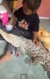 10 Momen lucu keakraban manusia dan hewan ini bikin ngiri