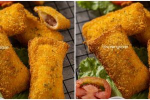 Resep roti tawar goreng sosis mayo, mudah dibuat dan enak