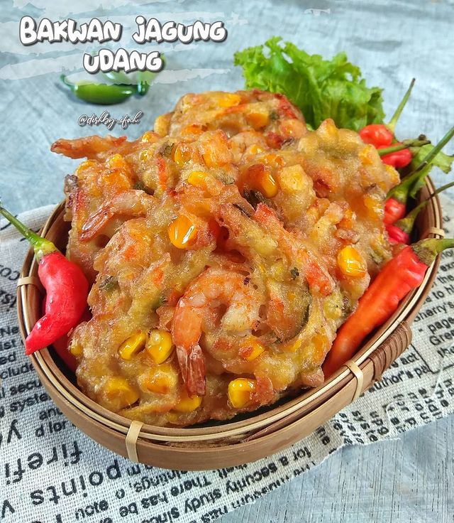 Resep bakwan jagung udang, krispinya tahan lama