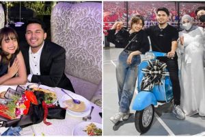 11 Momen ulang tahun Thariq Halilintar ke-23, resmi jadian dengan Fuji