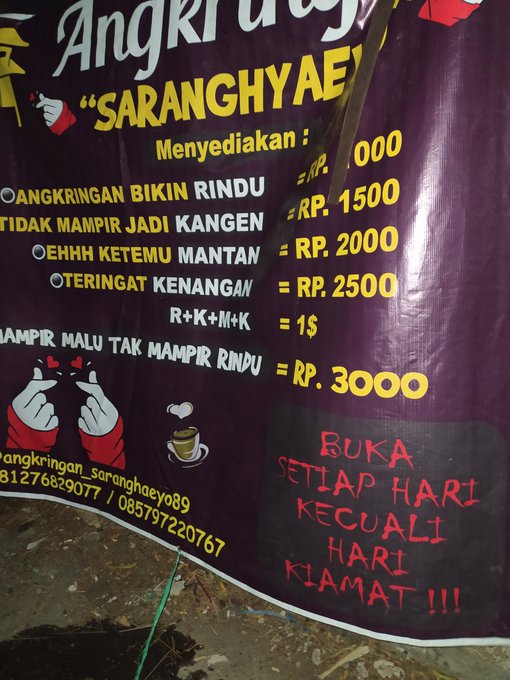 17 Nama makanan nyeleneh ini bikin orang mikir keras