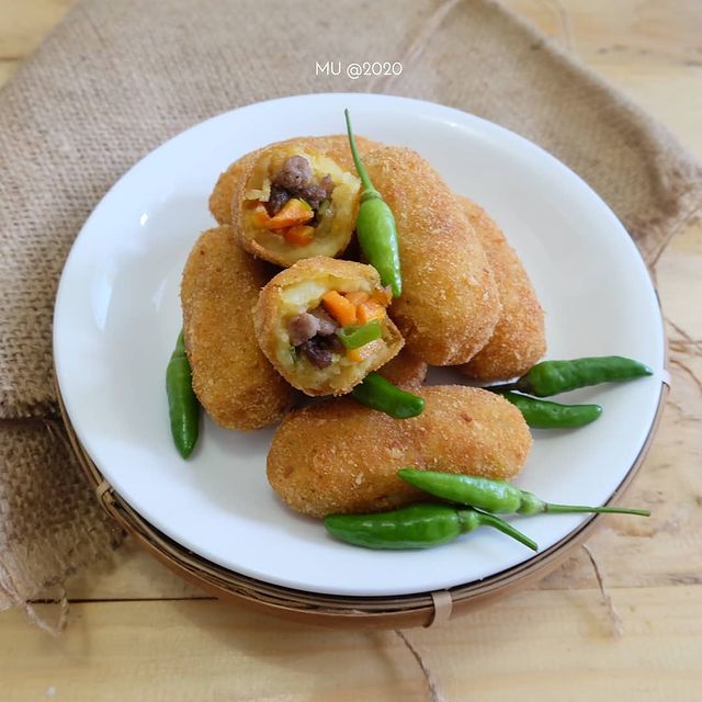 Resep kroket kentang daging cincang, mudah dibuat dan enak
