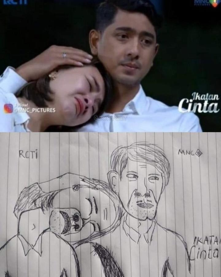 11 Momen lucu orang menjiplak gambar, caranya ada-ada aja